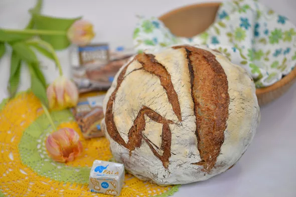 Pšenično ajdov kruh