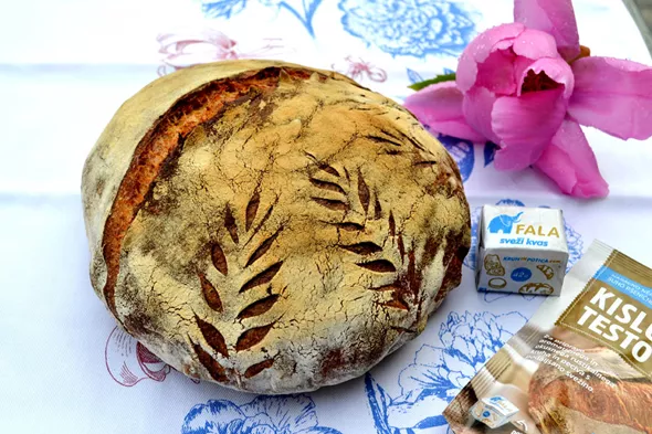 Pirin kruh s sončnicami